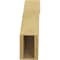 Ekena Millwork 5-inch W x 18-inch D x 18-inch H Del Monte Rough Cedar Woodgrain TimberThane Knee Brace, Primed BRCUR05X18X18DELRCPR - alternate 6